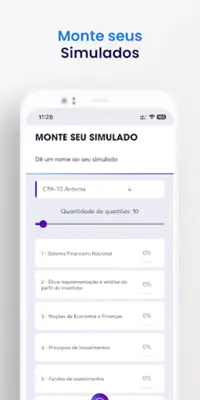 Simulados Topinvest android App screenshot 8